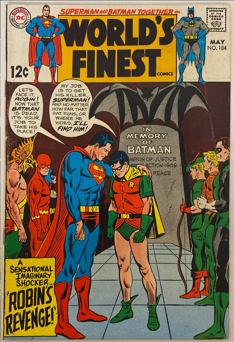 World's Finest Comics 184 Superman Batman DC Comic Book (1 of 8)