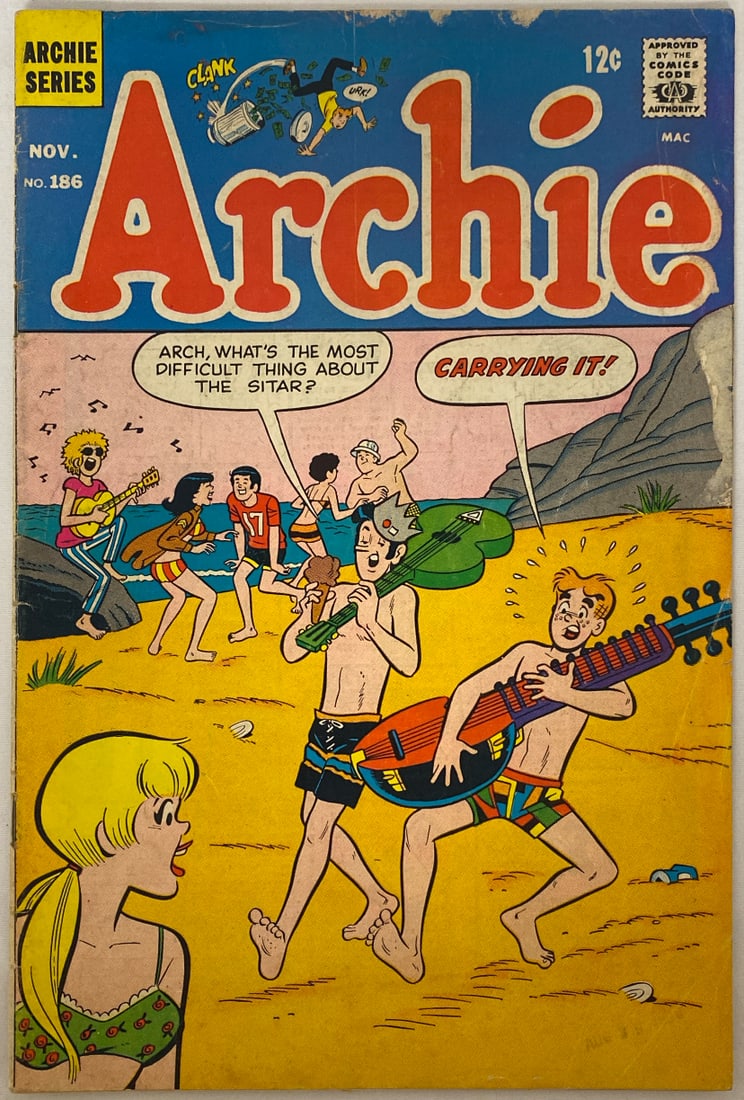 Archie 186 Comic Book: 1968, Please preview and see all photos for condition