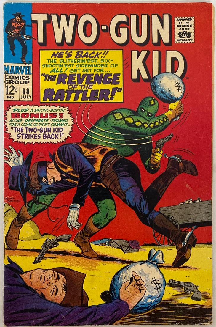 Two-Gun Kid 88 Marvel Comic Book: 1967, Please preview and see all photos for condition
