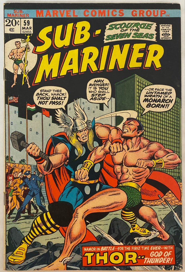 Sub-Mariner 59 Marvel Comic Book (1 of 8)
