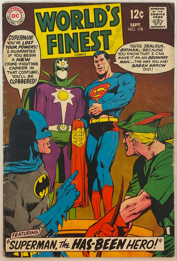 World's Finest Comics 178 DC Batman Superman Comic Book (1 of 8)