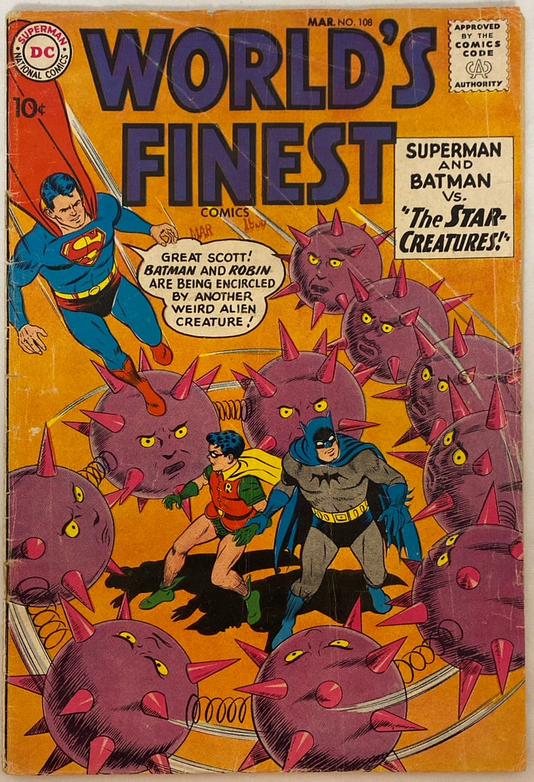 World's Finest Comics 108 DC Superman Batman Comic Book (1 of 8)