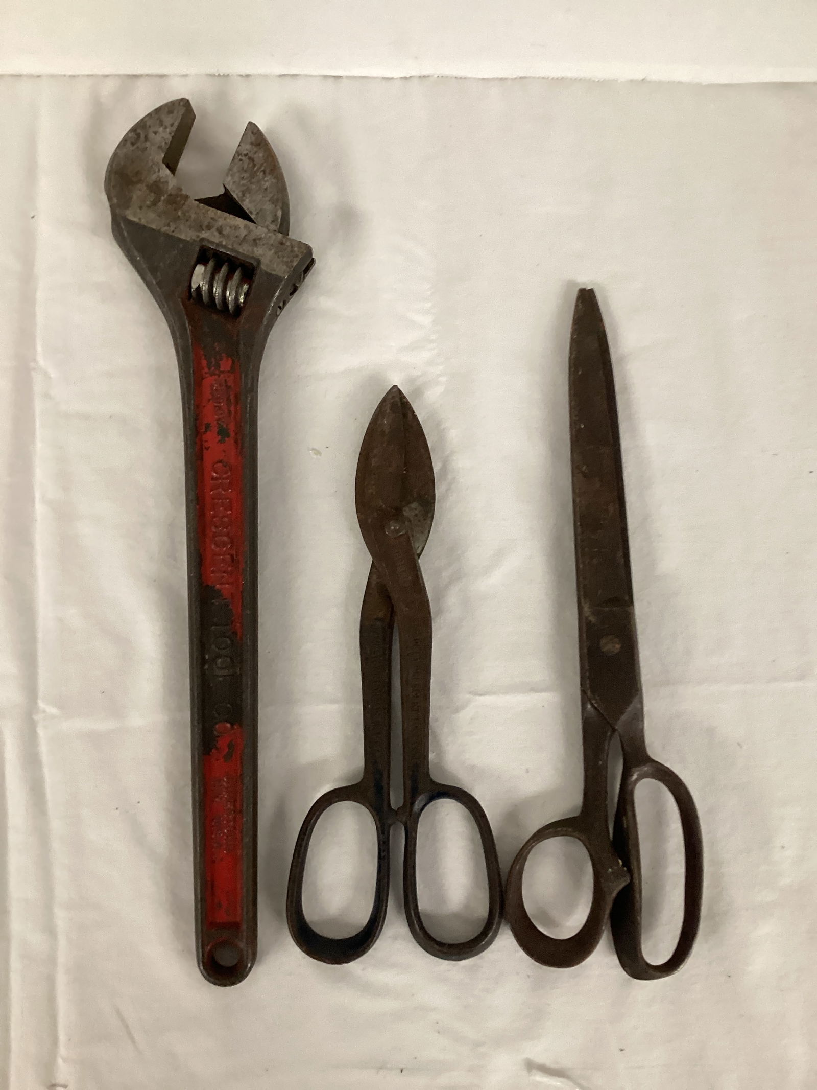 Crescent Tool Co. Adjustable Wrench and Snips and Large Shears (1 of 12)