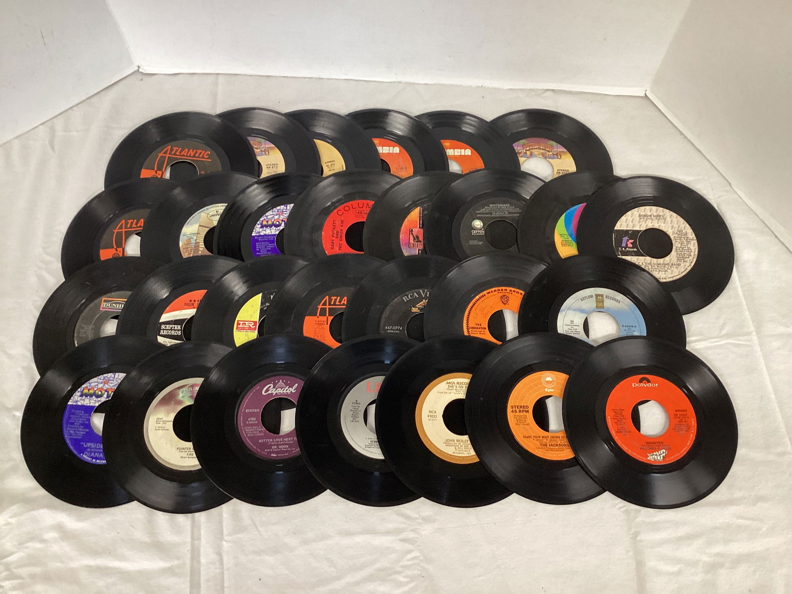 45 RPM Records: Kenny Rogers, Diana Ross, Linda Ronstadt, Billy Joel, and More