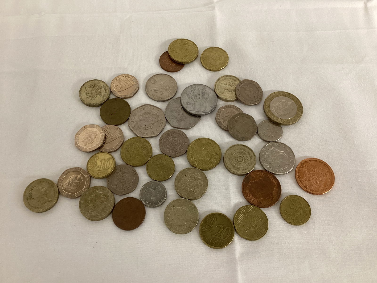 Euros, Pounds, and Other Foreign Coins (1 of 5)