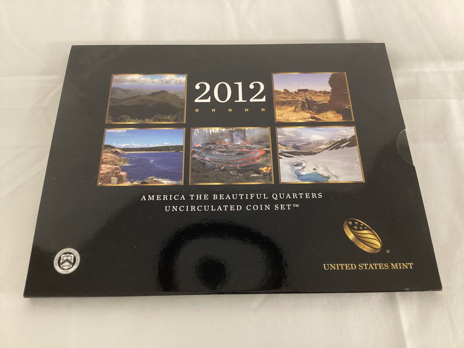 2012 US Mint America the Beautiful Uncirculated Coin Set: please preview and see all photos for condition