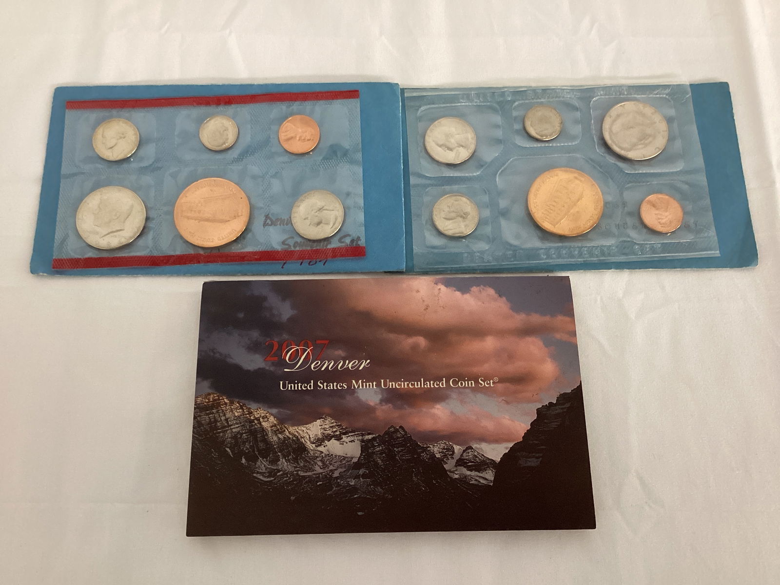 Three US Denver Mint Coin Sets (1 of 6)