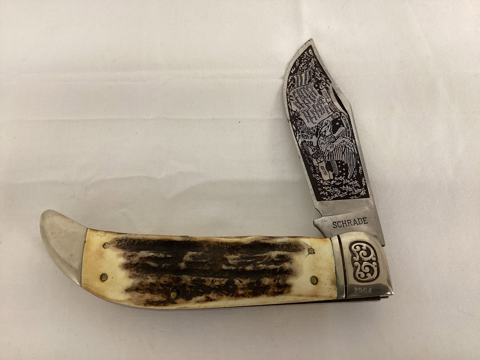 Schrade US Bicentennial One Blade Knife: 9 1/2" open