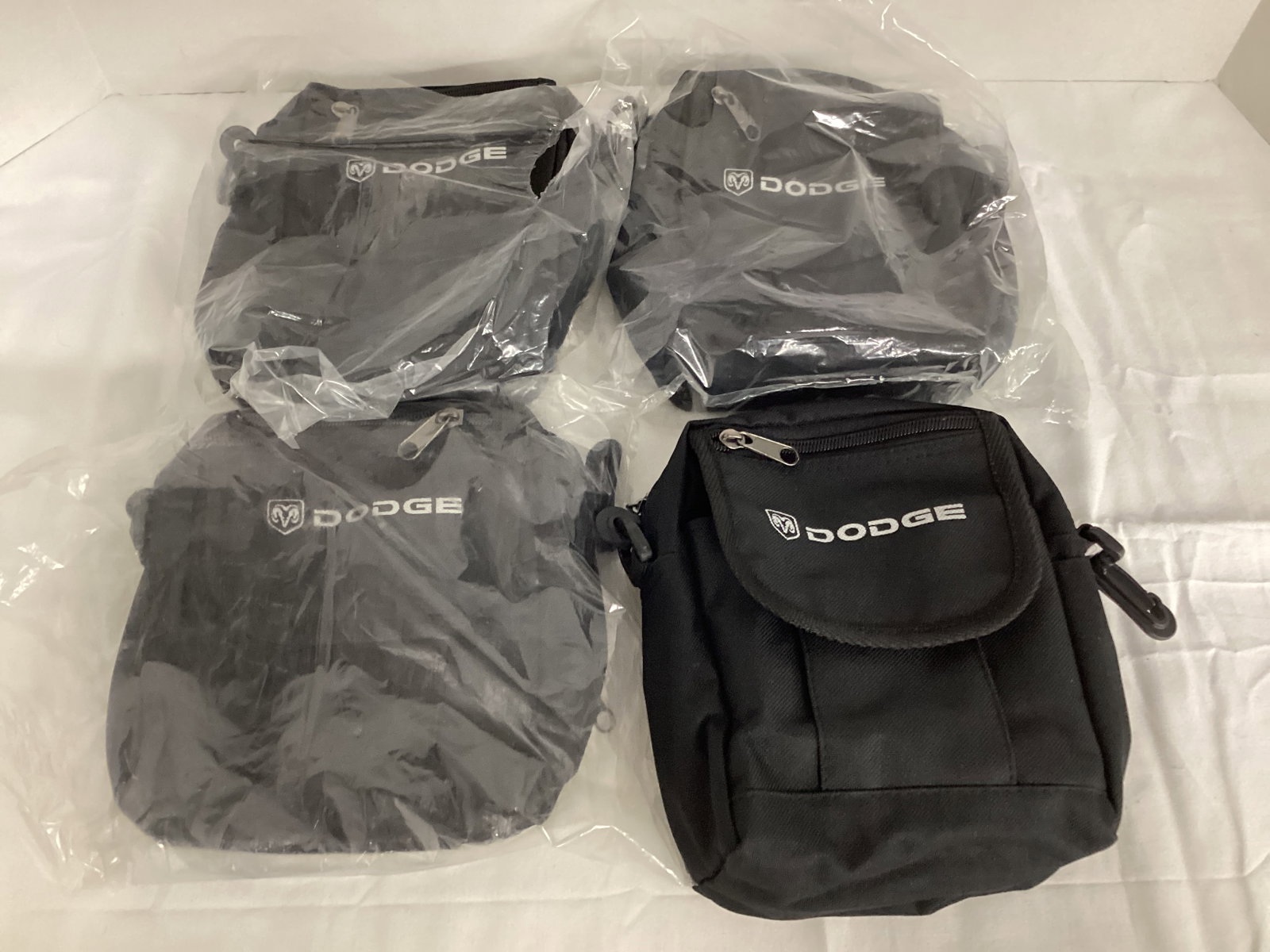 Four New Dodge Canvas Bags: .