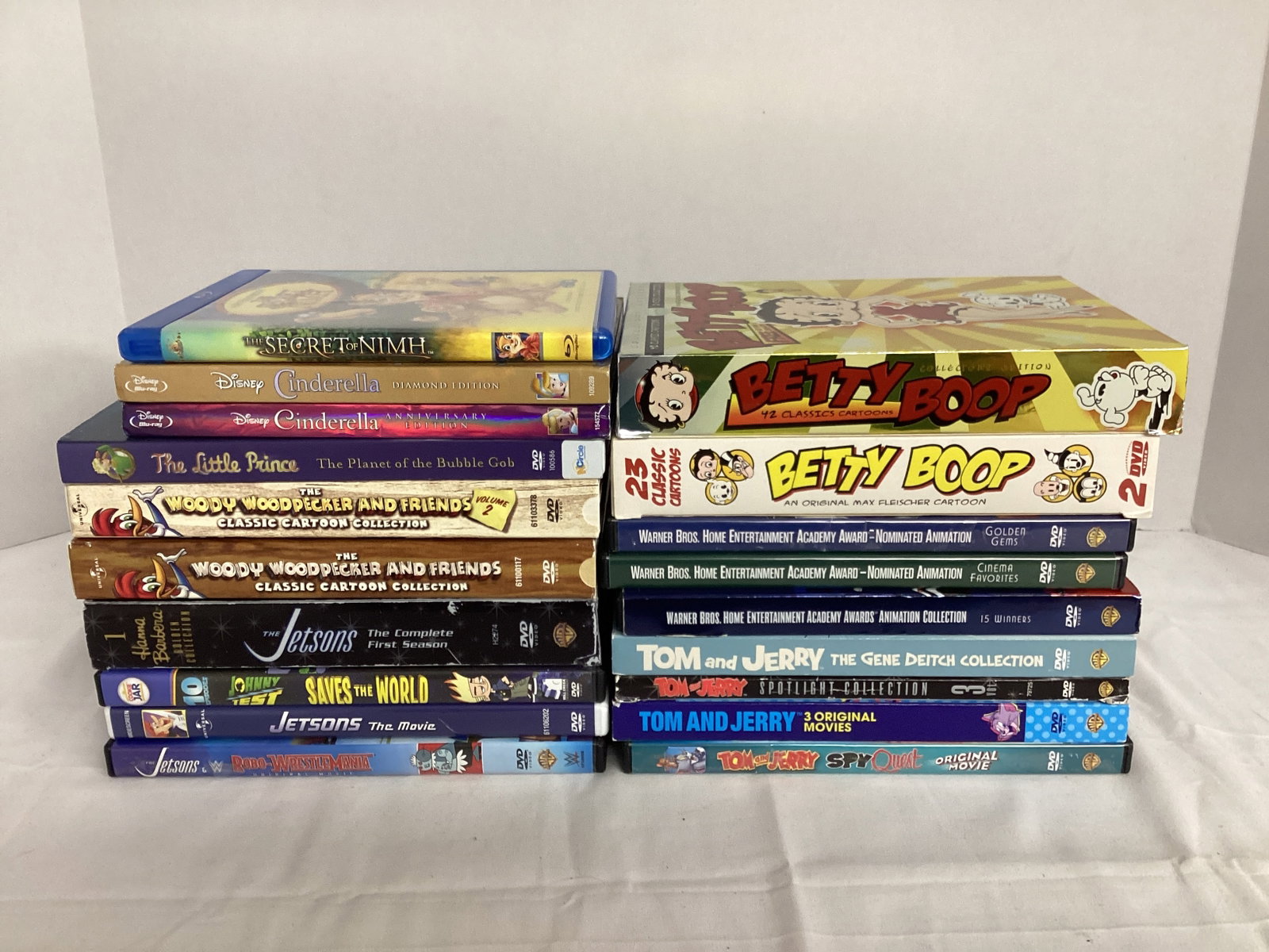 Animated Movie and TV Show DVDs: .