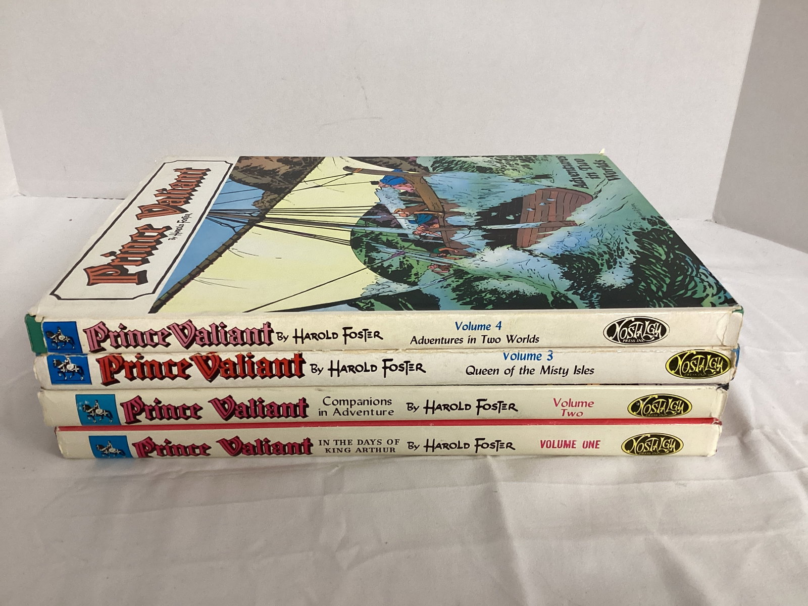 Prince Valiant Volumes 1-4 Graphic Novels: .