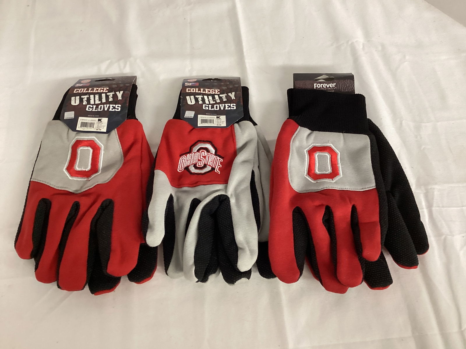 Three Pairs of Ohio State Buckeyes Utility Gloves (1 of 4)