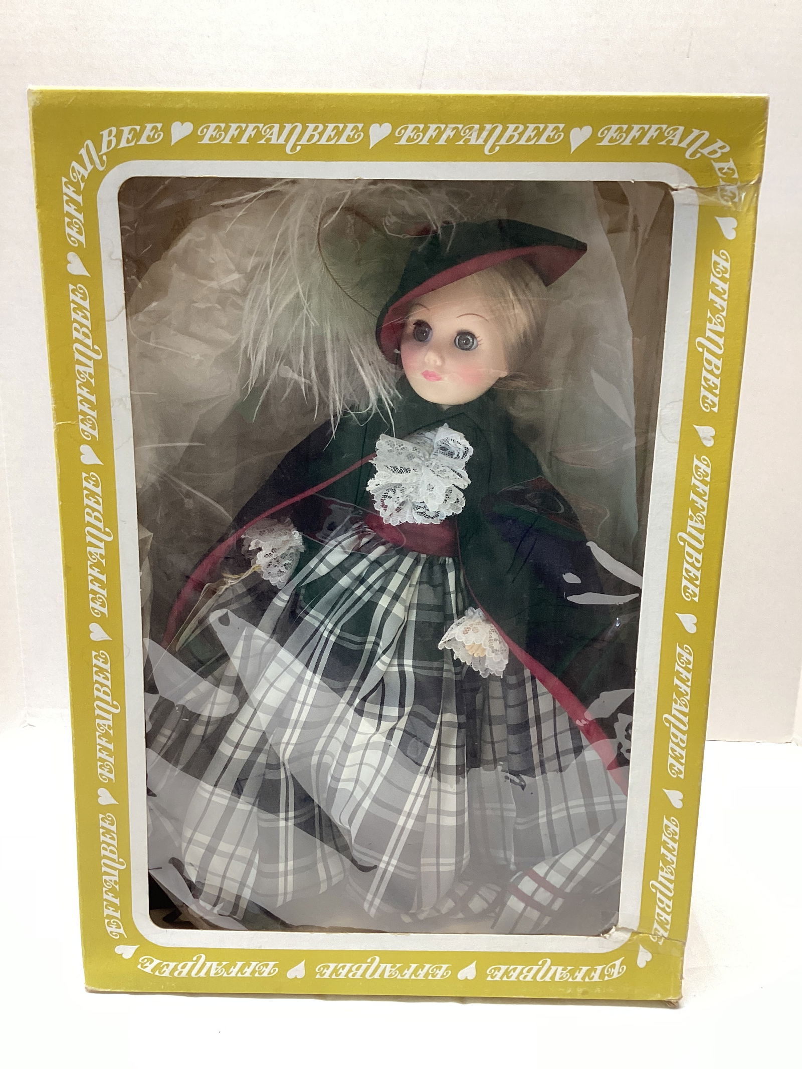 Effanbee Fiona Plaid Doll: 14" h