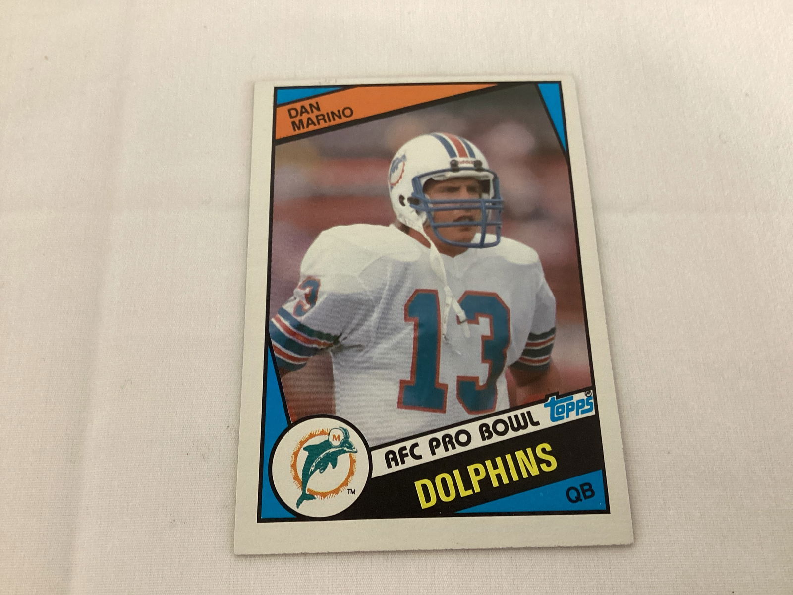1984 Topps Dan Marino Miami Dolphins Rookie Football Card (1 of 2)