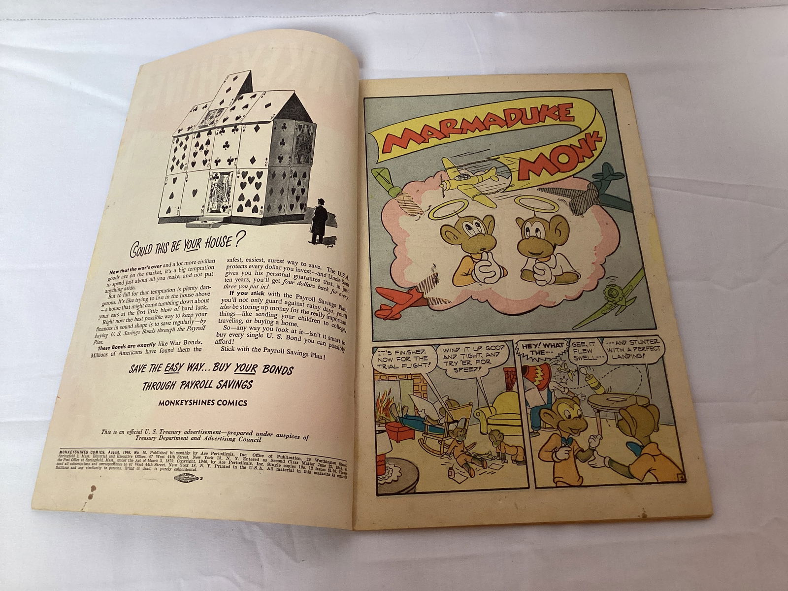 Monkeyshines Comics 10 Ace Comic Book - 6