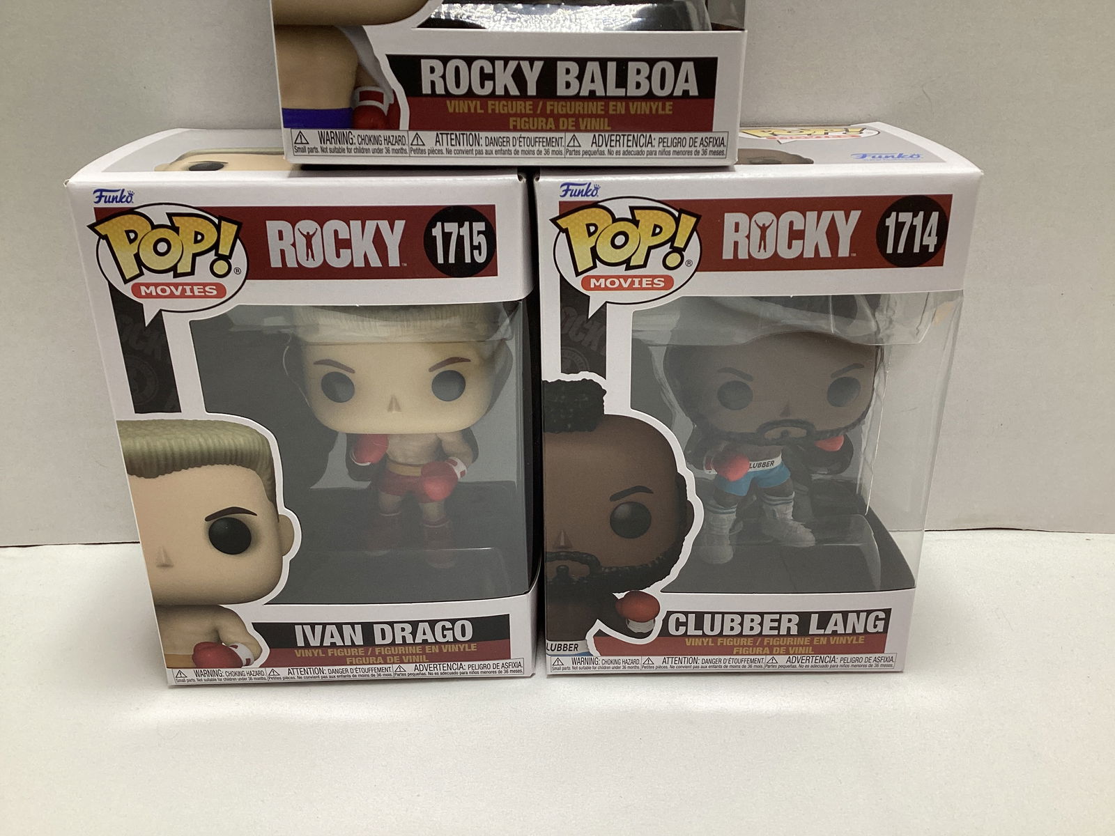 Three Rocky Funko Pops - 3