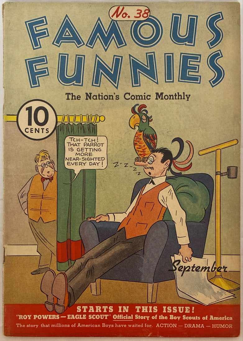 Famous Funnies 38 Comic Book (1 of 8)