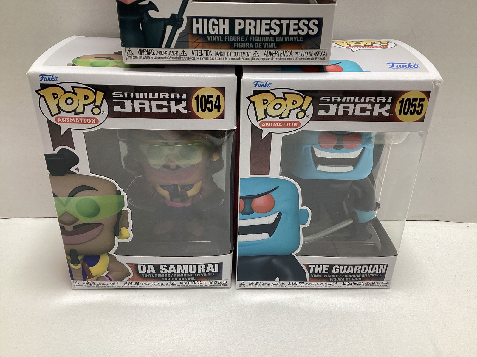Three Samurai Jack Funko Pops - 3