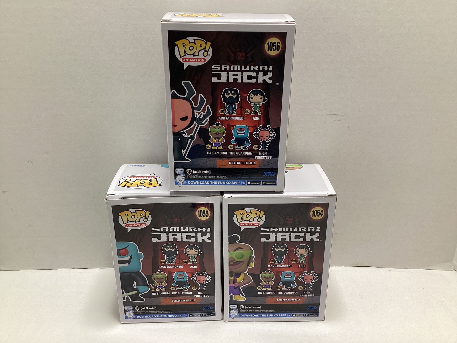 Three Samurai Jack Funko Pops - 4