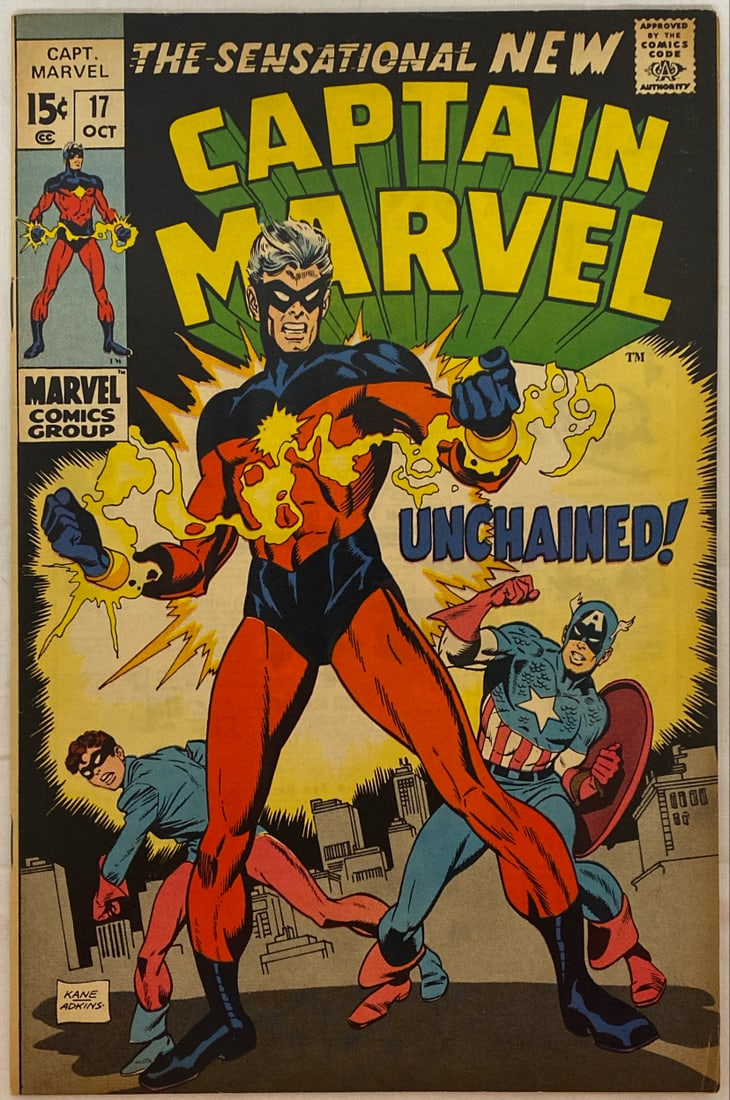 Captain Marvel 17 Marvel Comic Book (1 of 8)