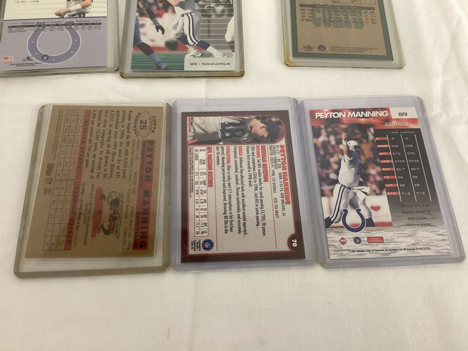 NFL Peyton Manning Football Cards - 11