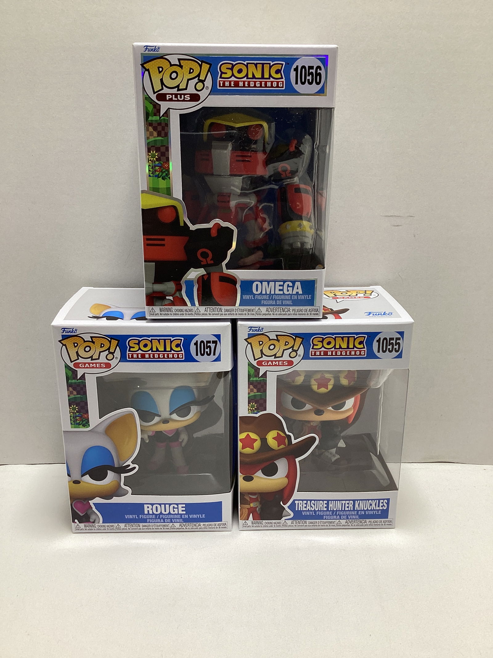 Three Sega Sonic the Hedgehog Funko Pops (1 of 4)