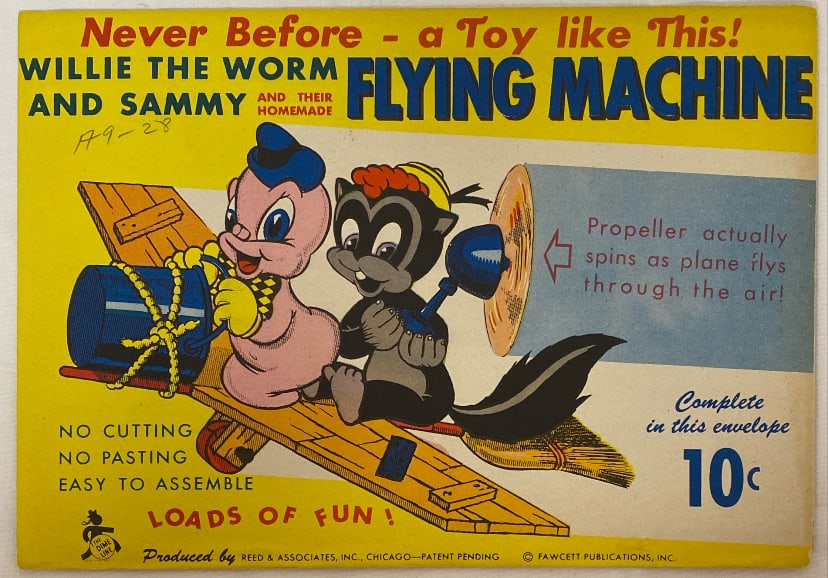 Willy the Worm and Sammy Flying Machine Toy (1 of 5)