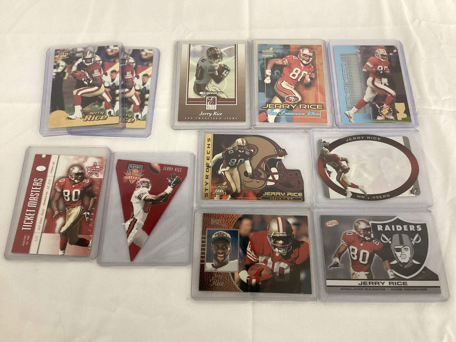 NFL Jerry Rice Football Cards (1 of 9)