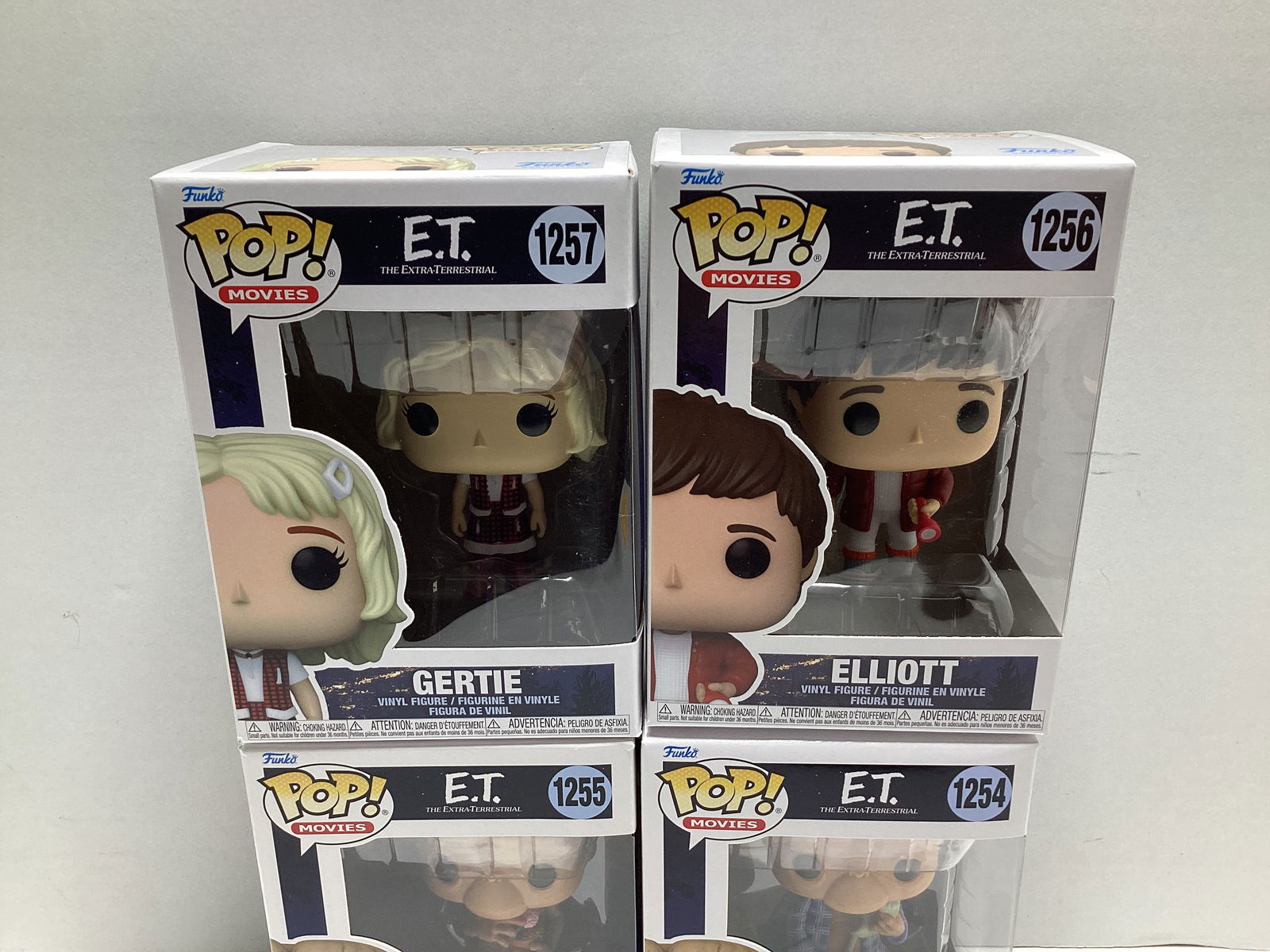 Four ET The Extra Terrestrial Funko Pops - 2