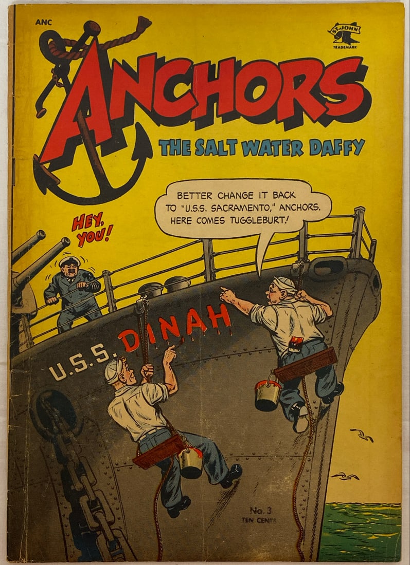 Anchors The Salt Water Daffy 3 St. John Comic Book (1 of 8)