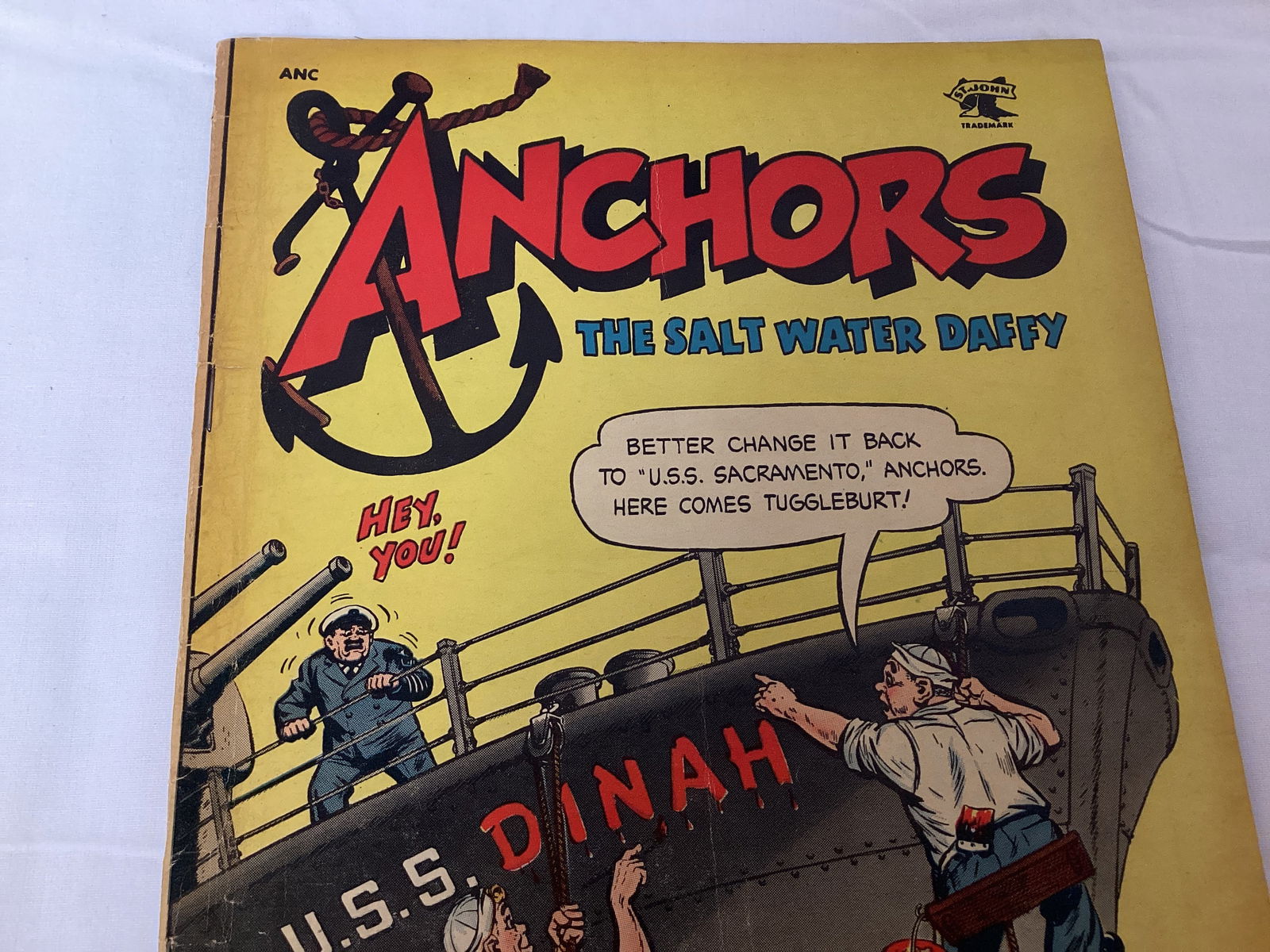 Anchors The Salt Water Daffy 3 St. John Comic Book - 2