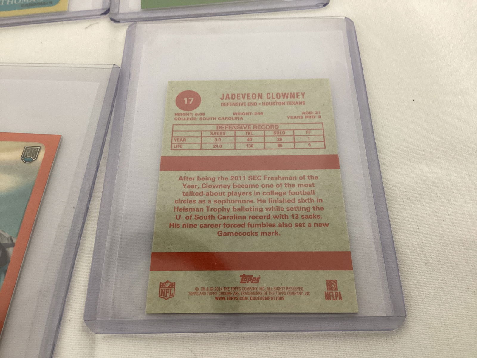 2014 Topps NFL Rookie Football Cards - 12