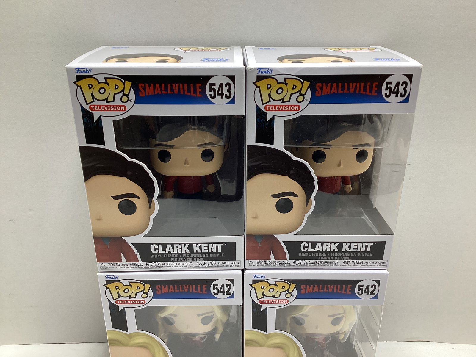 Four DC Comics Smallville Funko Pops - 2