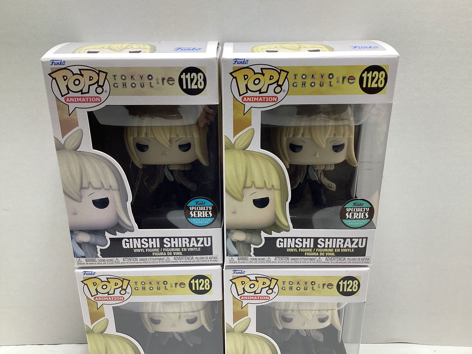 Four Tokyo Ghoul Re Ginshi Shirazu Specialty Series Funko Pops - 2