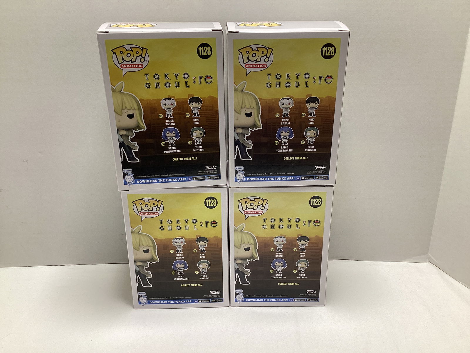 Four Tokyo Ghoul Re Ginshi Shirazu Specialty Series Funko Pops - 4