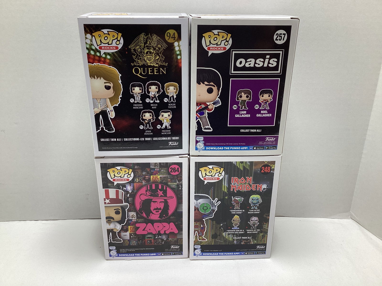 Four Musician Funko Pops - 4