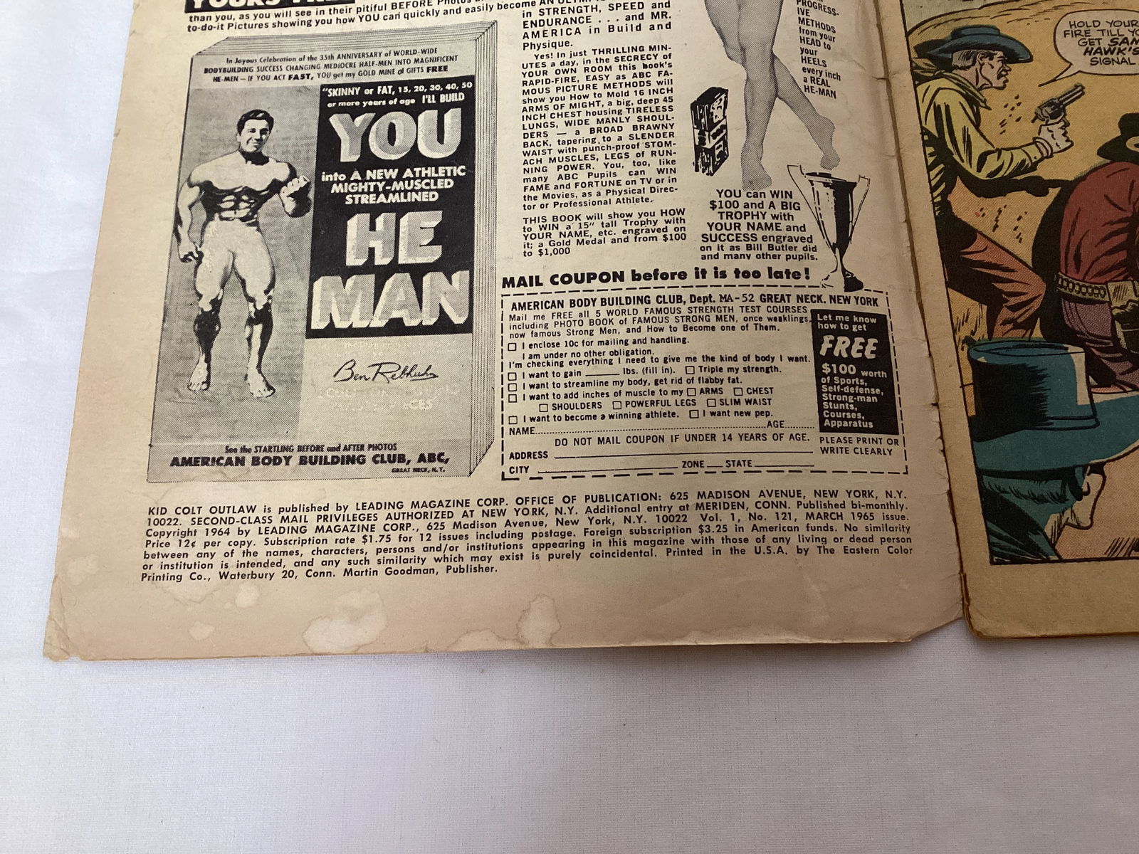 Kid Colt Outlaw 121 Marvel Comic Book - 7