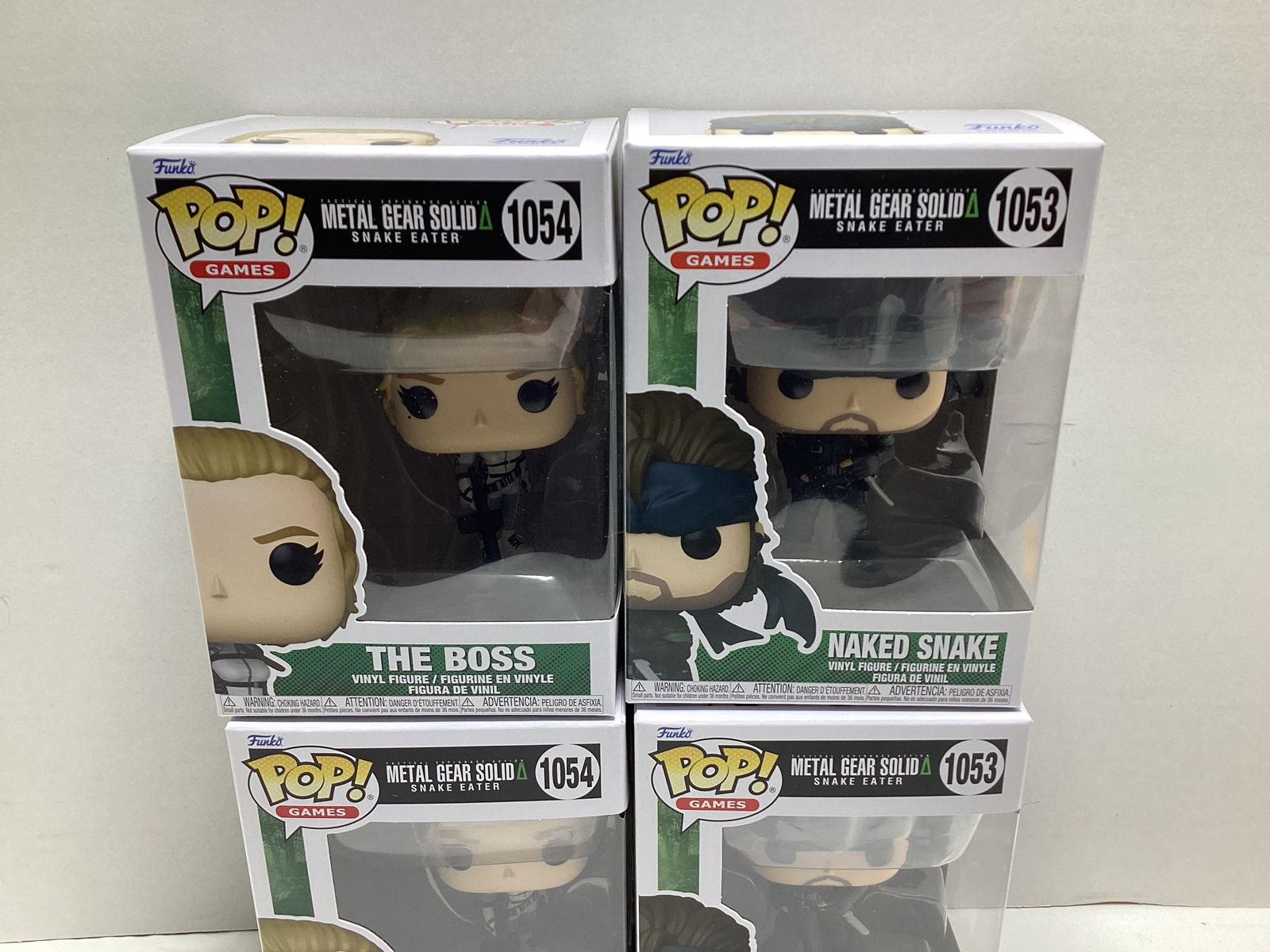 Four Metal Gear Solid Snake Eater Funko Pops - 2