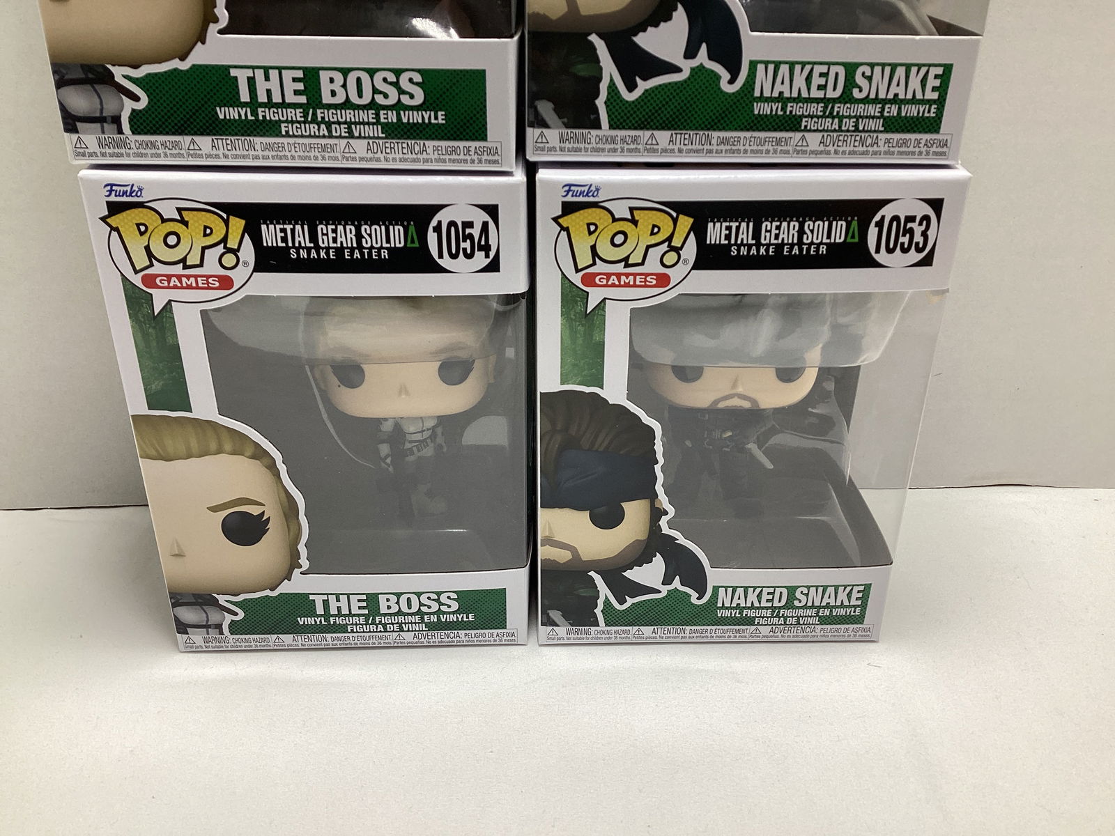 Four Metal Gear Solid Snake Eater Funko Pops - 3