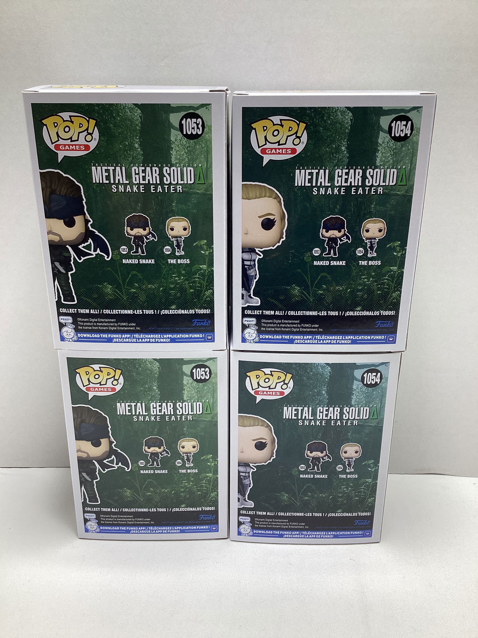 Four Metal Gear Solid Snake Eater Funko Pops - 4