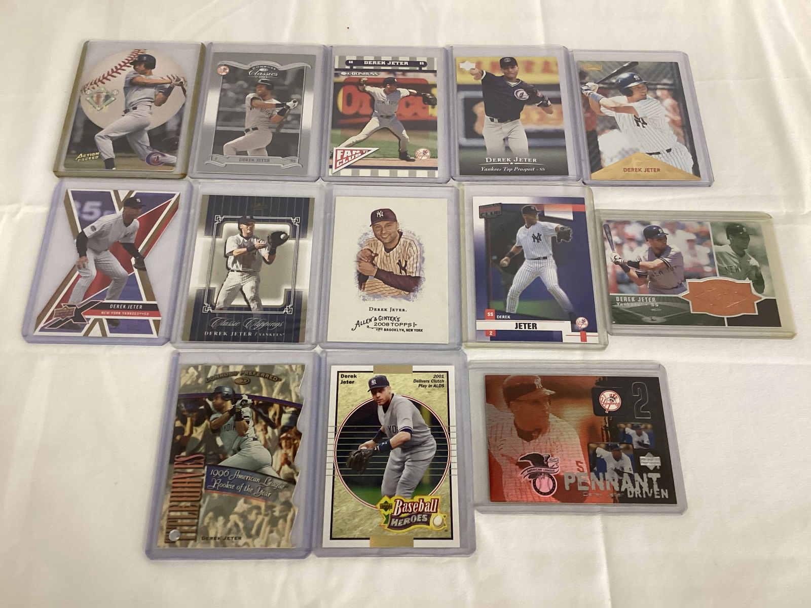 MLB New York Yankees Derek Jeter Baseball Cards (1 of 7)