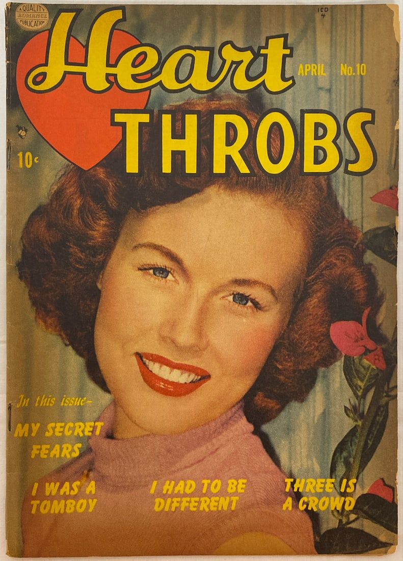 Heart Throbs 10 Quality Comic Book: 1952, please preview and see all photos for condition 