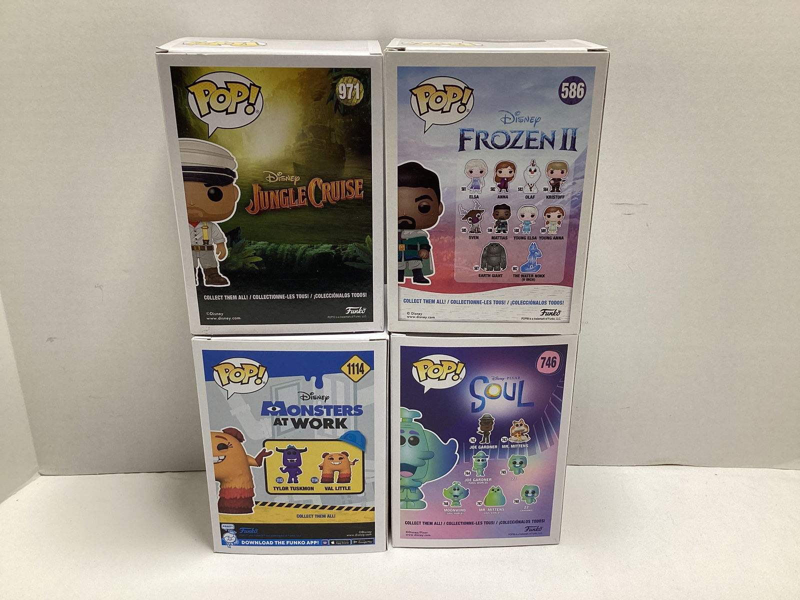 Four Disney Funko Pops - 4