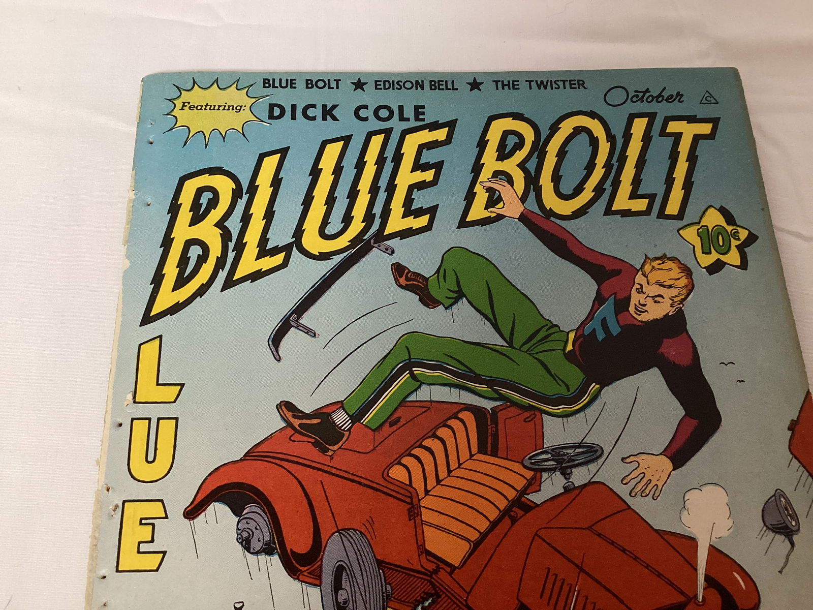 Dick Cole Blue Bolt Vol. 2 Issue 5 Comic Book - 2