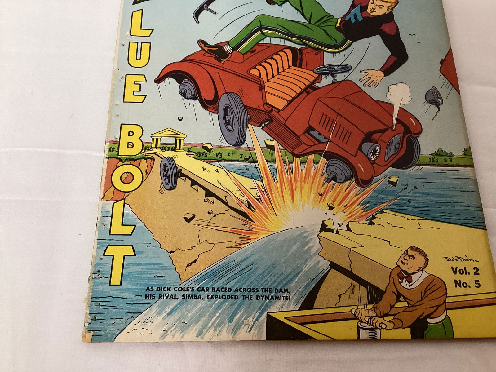 Dick Cole Blue Bolt Vol. 2 Issue 5 Comic Book - 4
