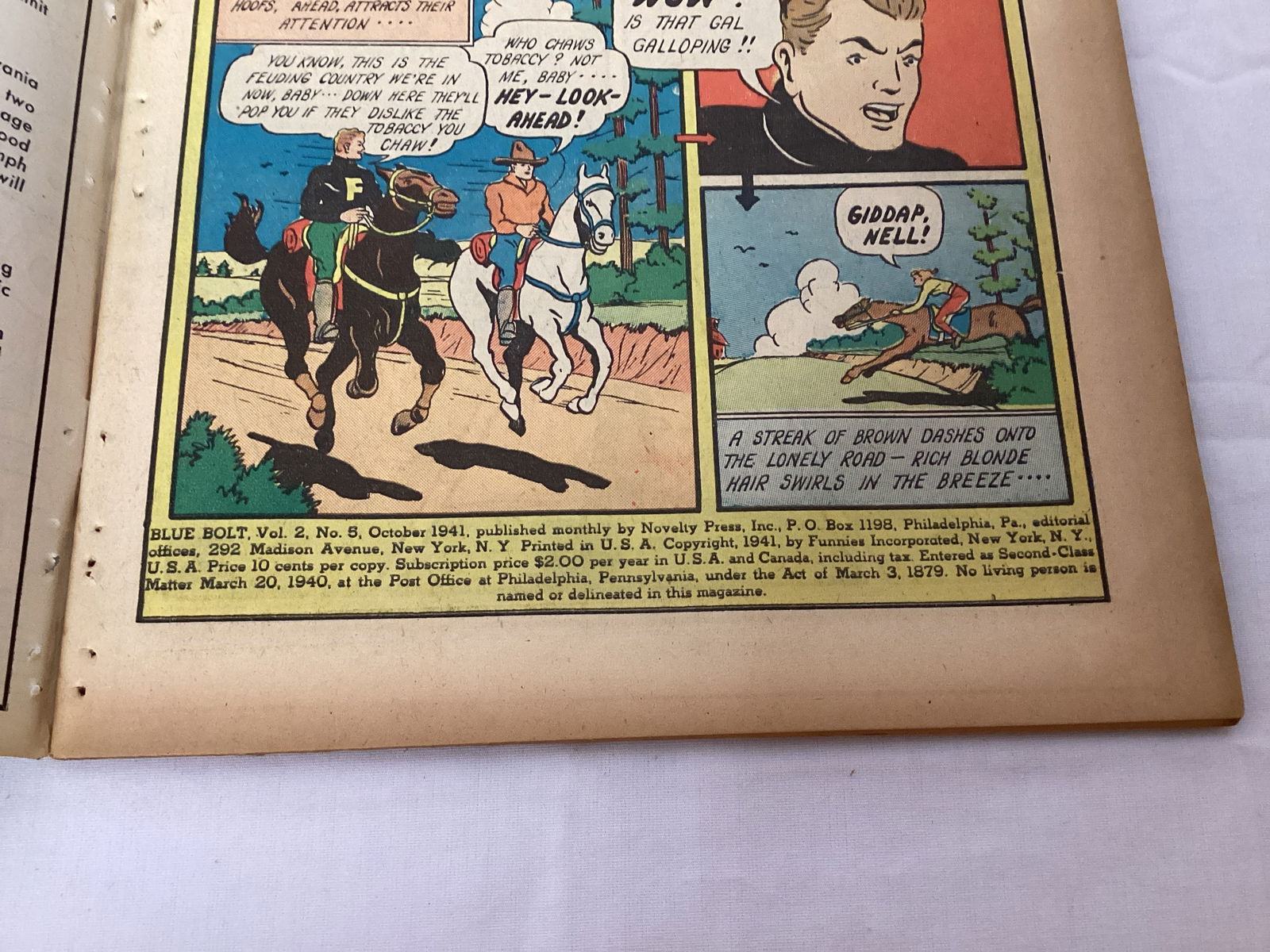 Dick Cole Blue Bolt Vol. 2 Issue 5 Comic Book - 7