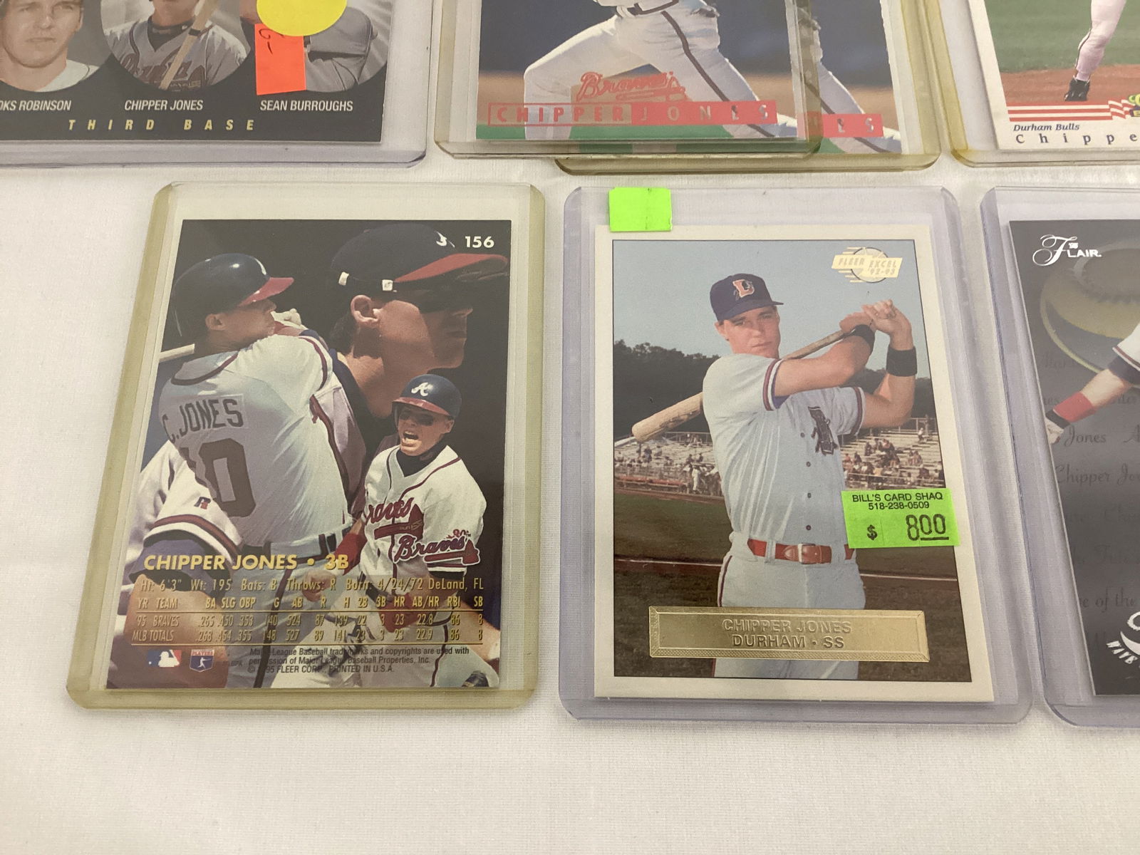 MLB Chipper Jones Baseball Cards - 5