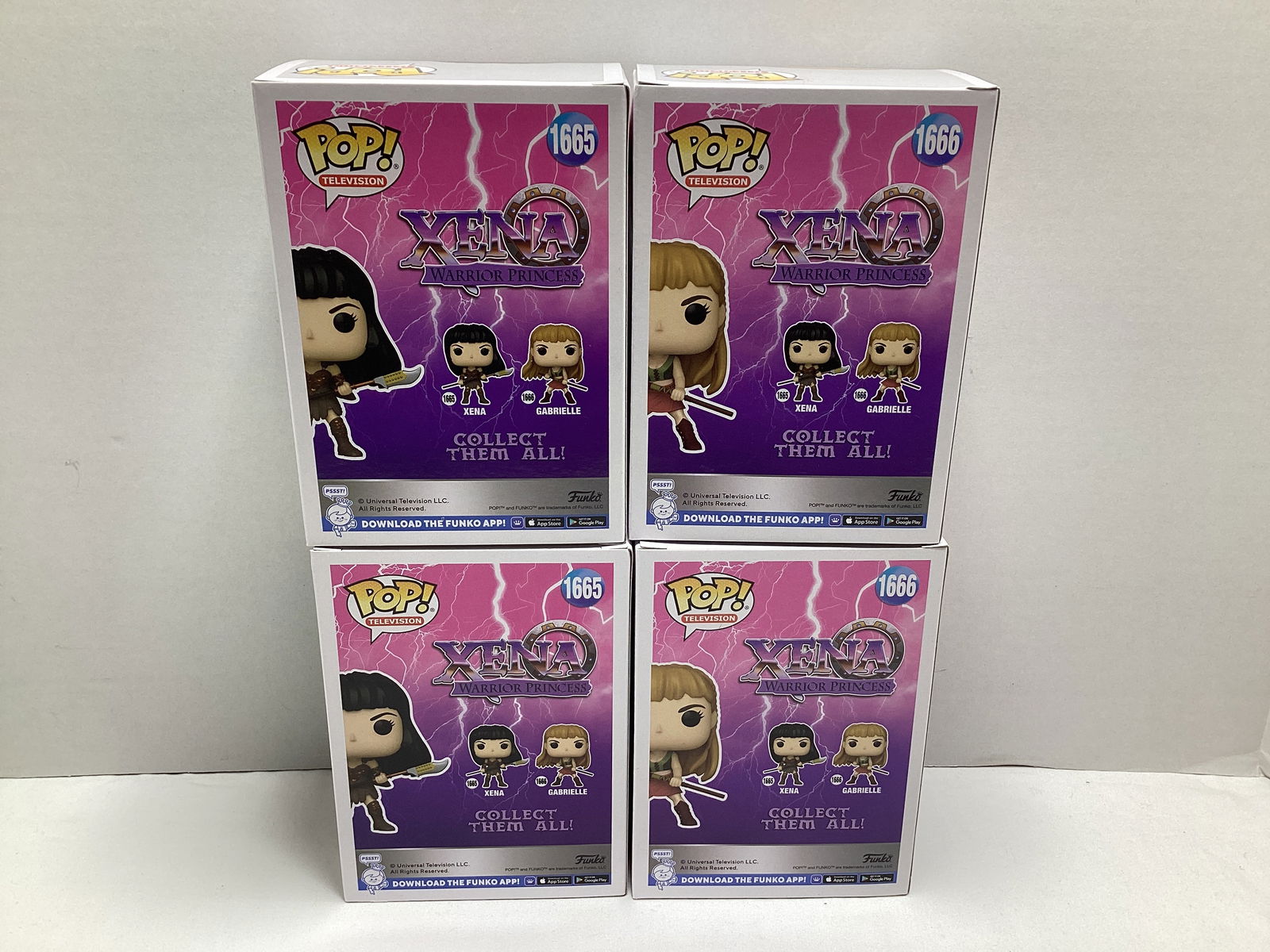 Four Xena Warrior Princess Funko Pops - 4