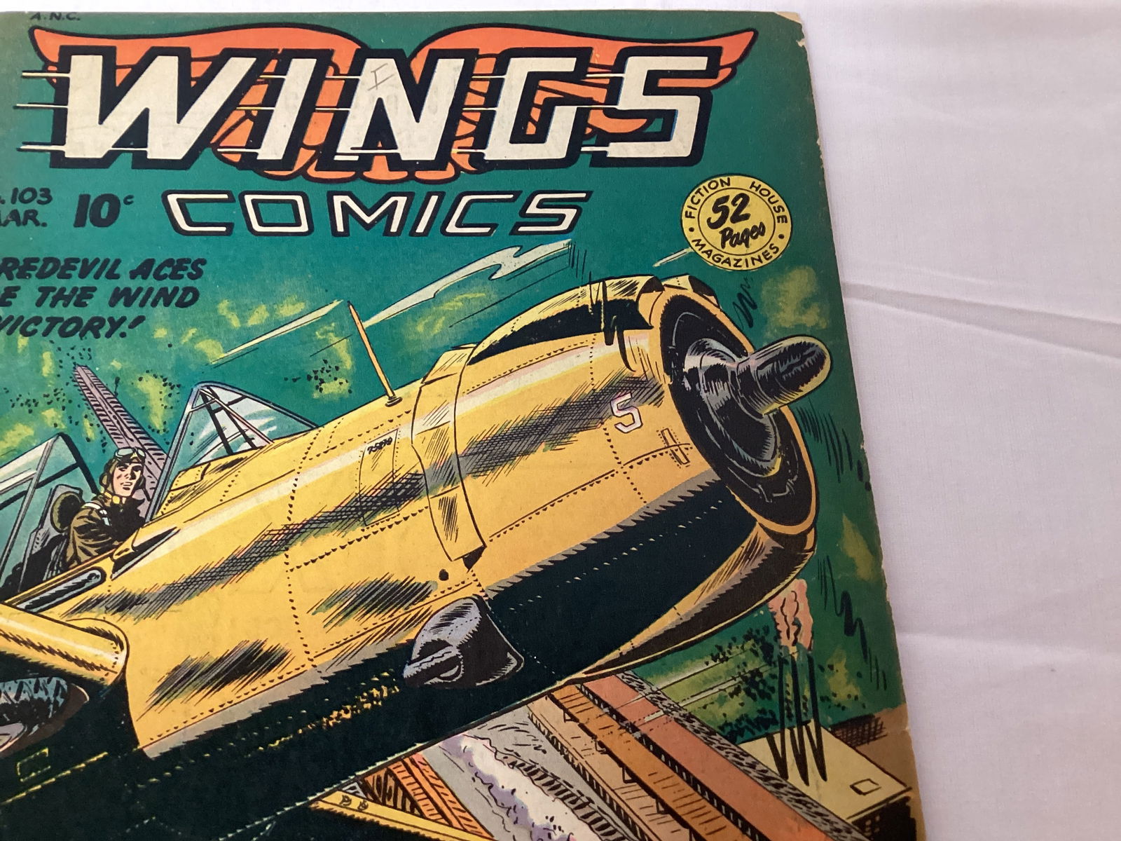 Wings Comics 103 Fiction House Comic Book - 3