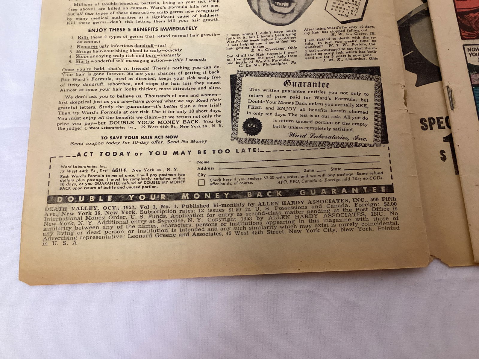 Death Valley 1 Comic Media Comic Book - 7